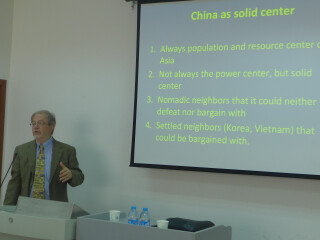Shanghai Municipal Office of Foreign Affairs Acknowledged SAIAS’s contribution University of Virginia professor lectured on Asia and non-symmetry 